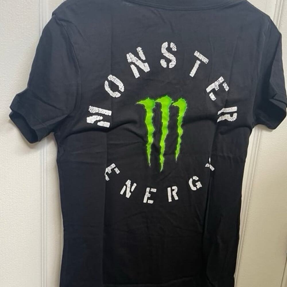 Monster women’s tshirt v-neck sz Small New